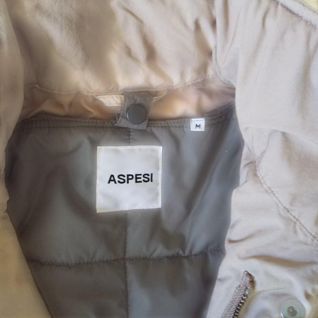 ASPESI ベージュ ミリタリージャケット Mサイズ
