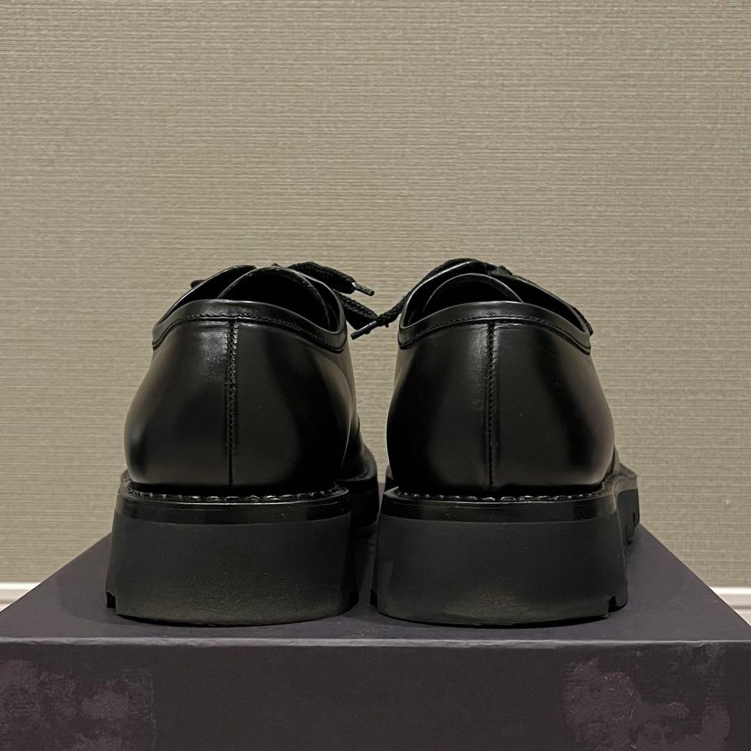 靴 PRADA / Square Toe Leather Derbies