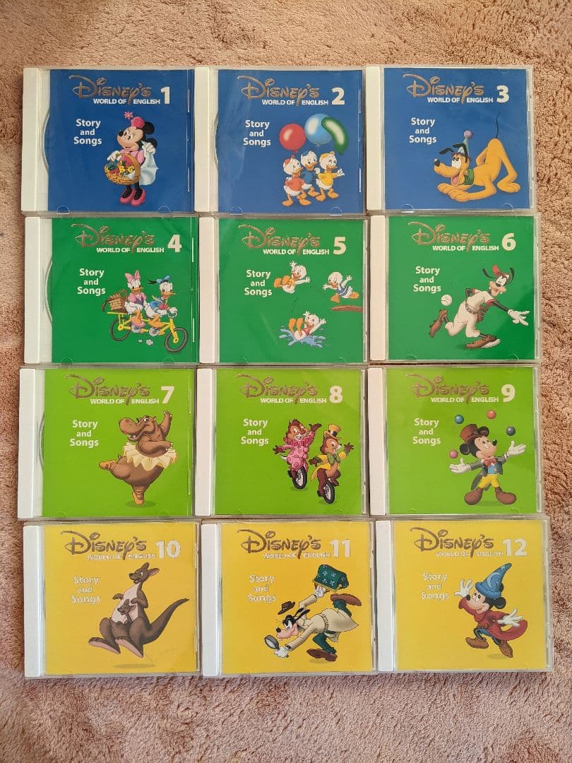 美品！ディズニー英語 ストーリー&ソングス