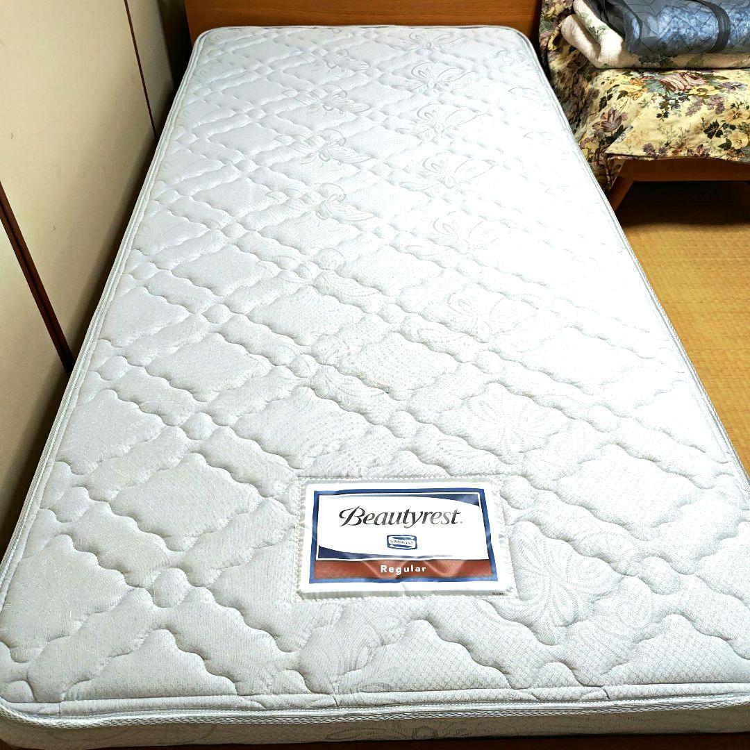 【美品】(使用期間4ヶ月)シモンズ　シングルマットレス　ビューティーレスト