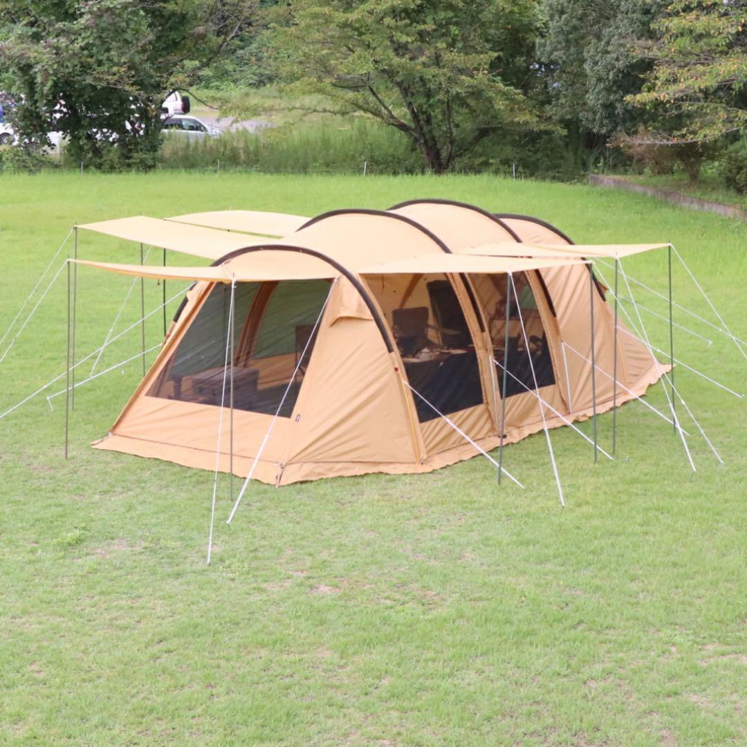 新品　イグニオ 2ルーム型テント　ドームテント 4人用　カマボコ　冬キャンプ