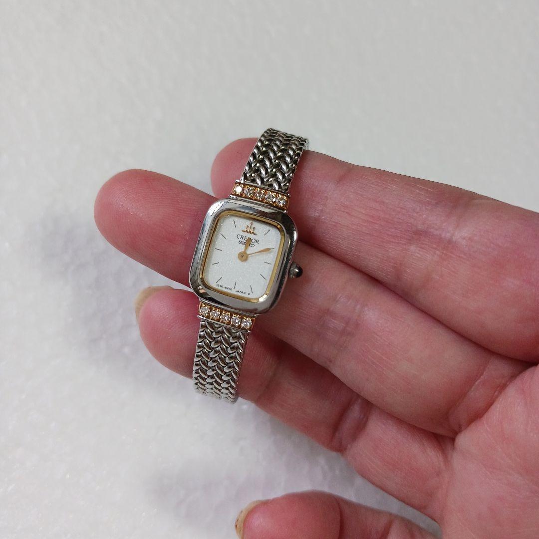 セイコー　クレドール　レディース腕時計