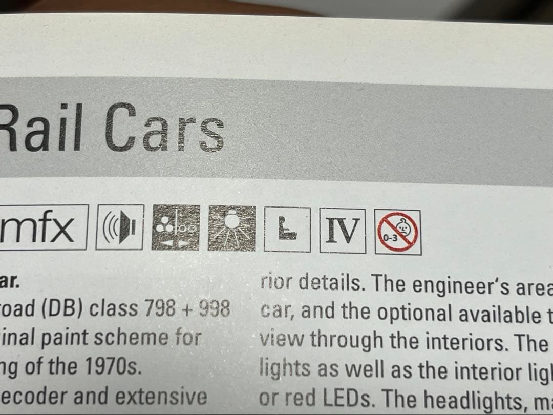 ガリさん専用　メルクリン　39978 HO レールバス　VT98.9