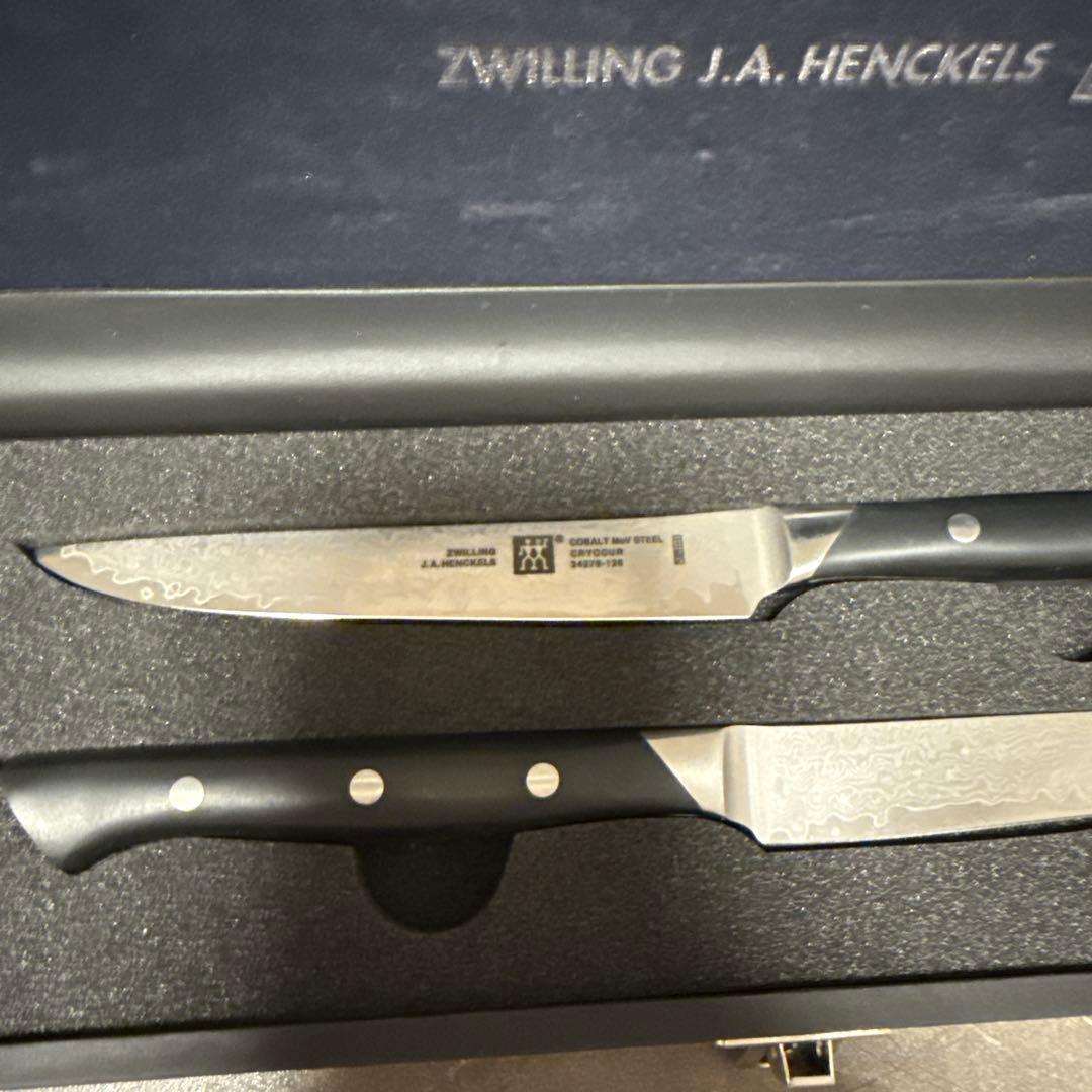 やまだまんZWILLING ダマスカス鋼 ペティナイフ ステーキナイフ