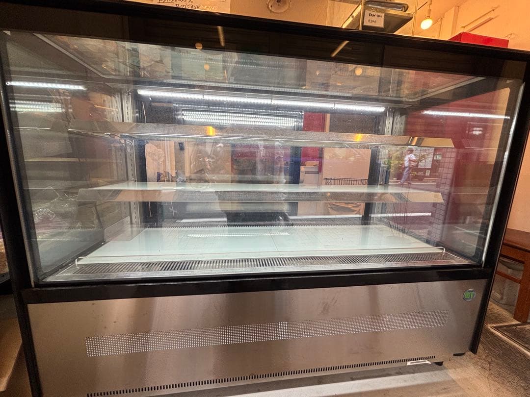 【さくら】RITS-257T 対面冷蔵ショーケース 257L キャスター付