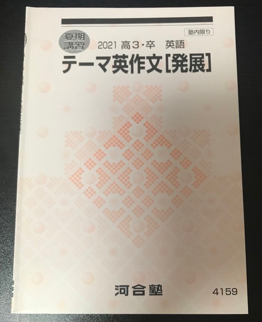 河合塾 テーマ英作文[発展] 中村素和先生