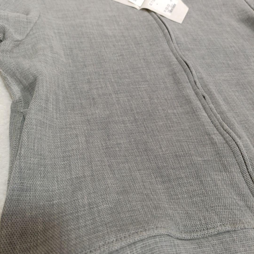 【専用】45R コットン　ジップアップパーカー　グレー　サイズ1