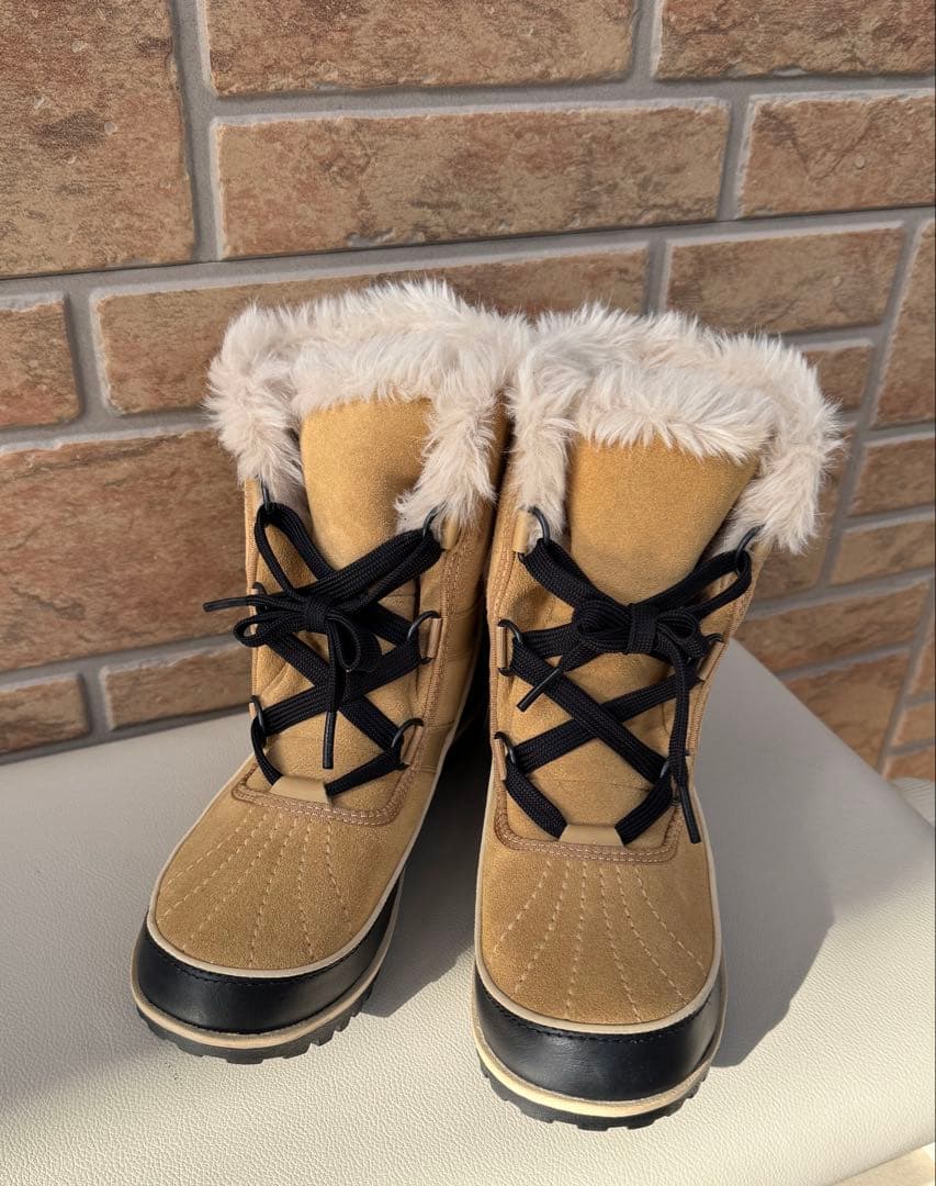 【美品】SOREL ソレル ブーツ ベージュ スノーブーツ TIVORI II