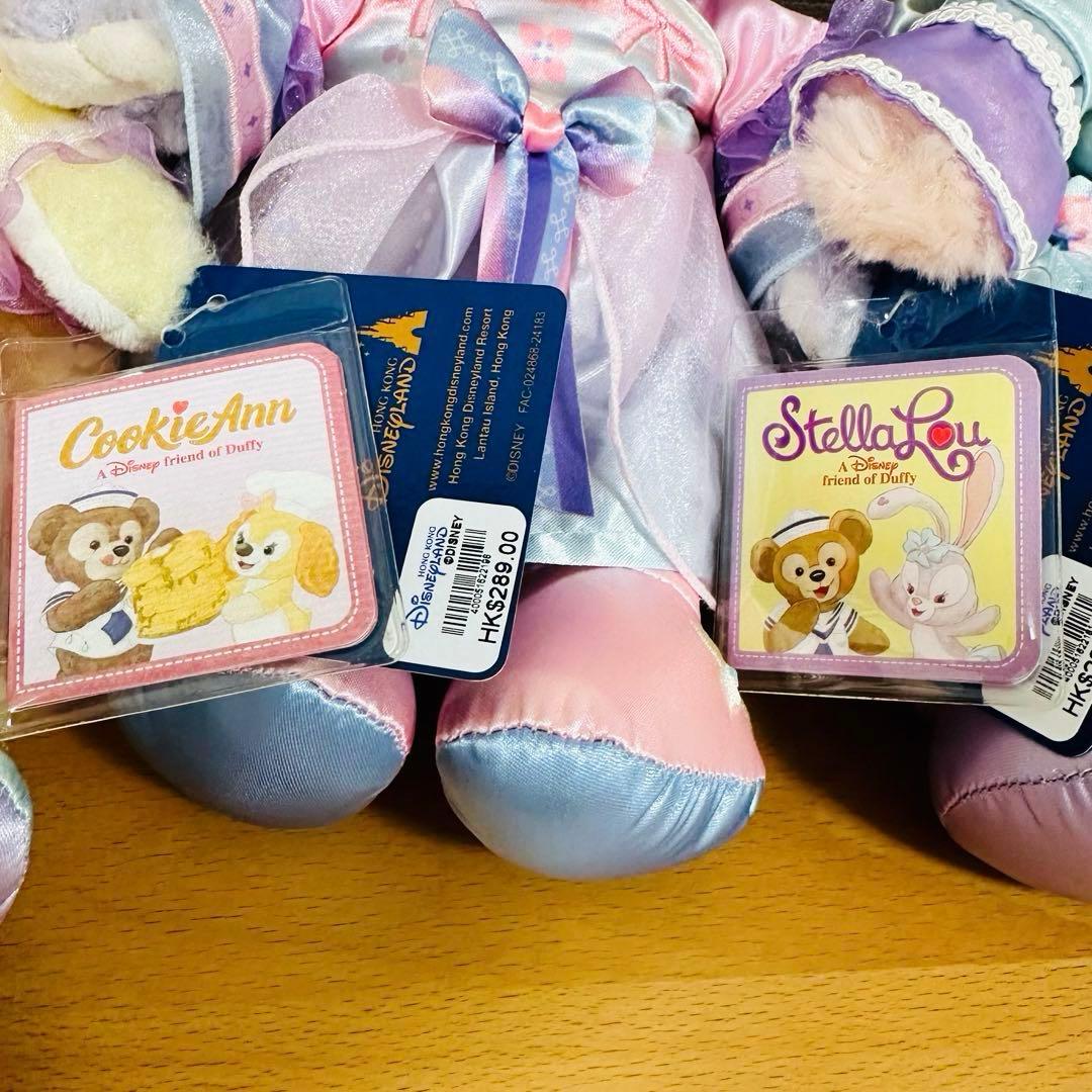 香港ディズニーランド ダッフィーフレンズ　ぬいぐるみセット