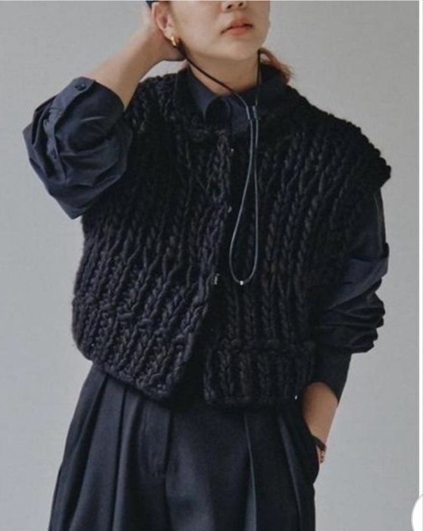 TODAYFUL Chunky handknit vest ニットベスト