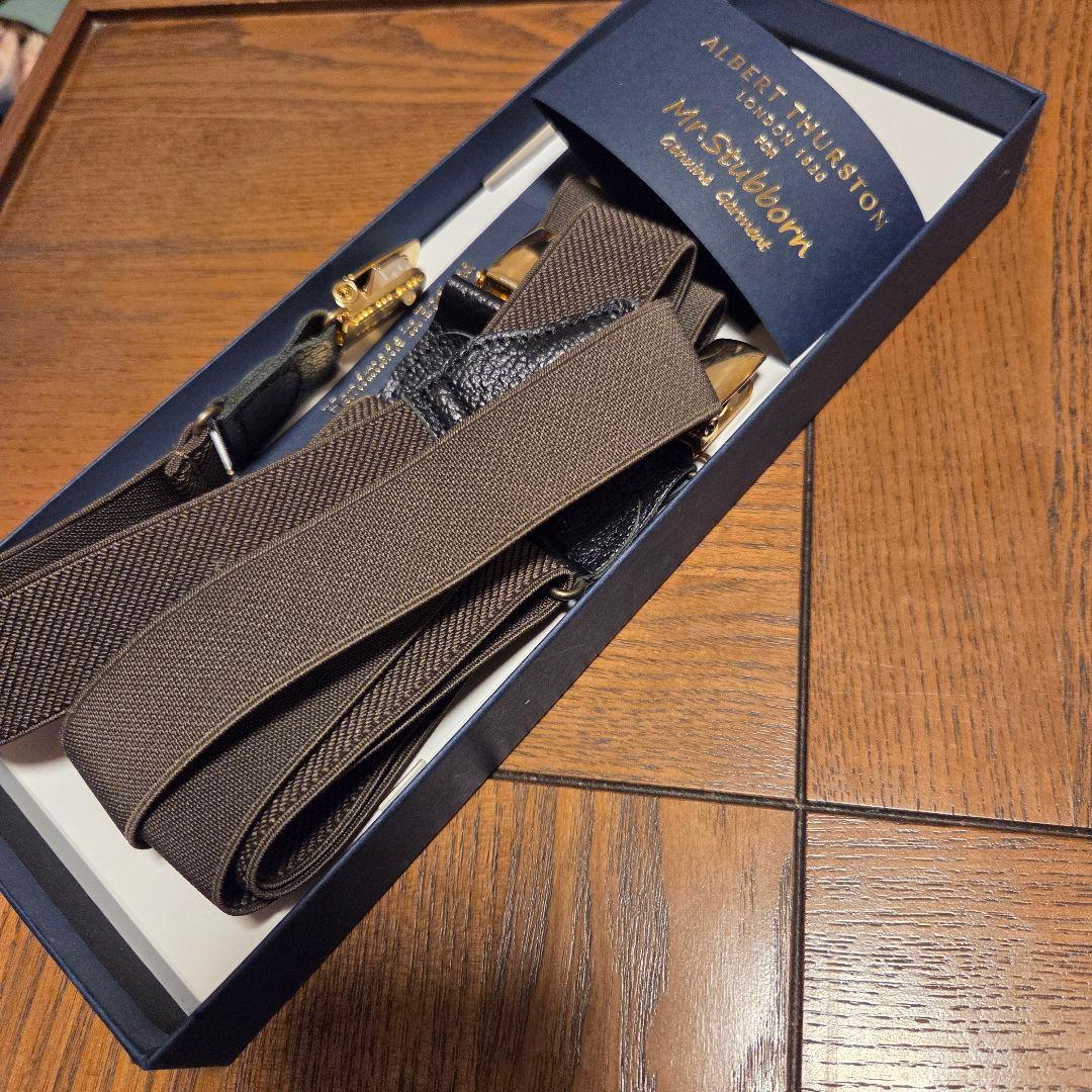 【アルバートサーストン  THURSTON】サスペンダー 結婚式