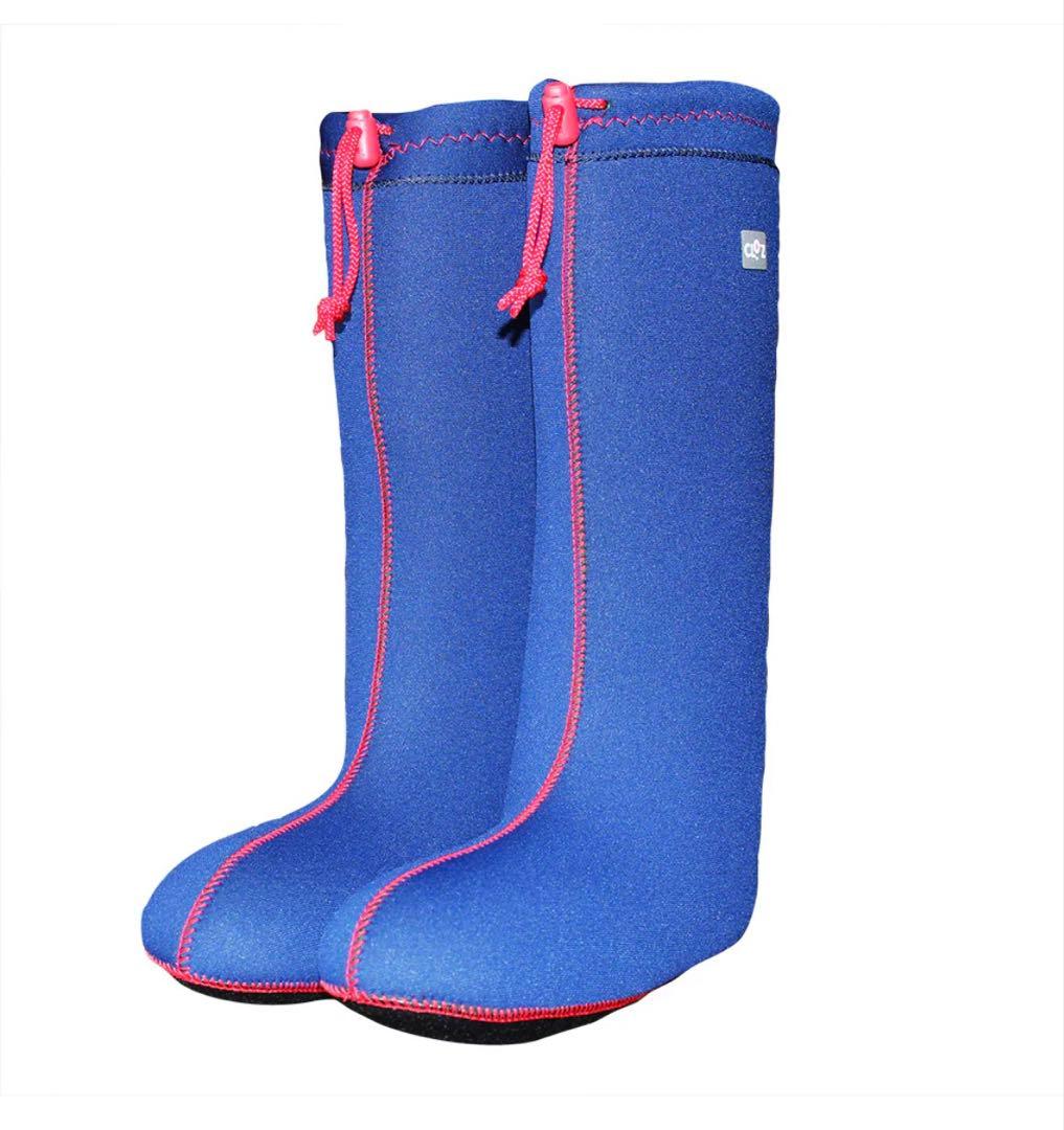 クロッツCloz やわらか湯たんぽ　ロングブーツ 赤青2足セット　新品未使用含