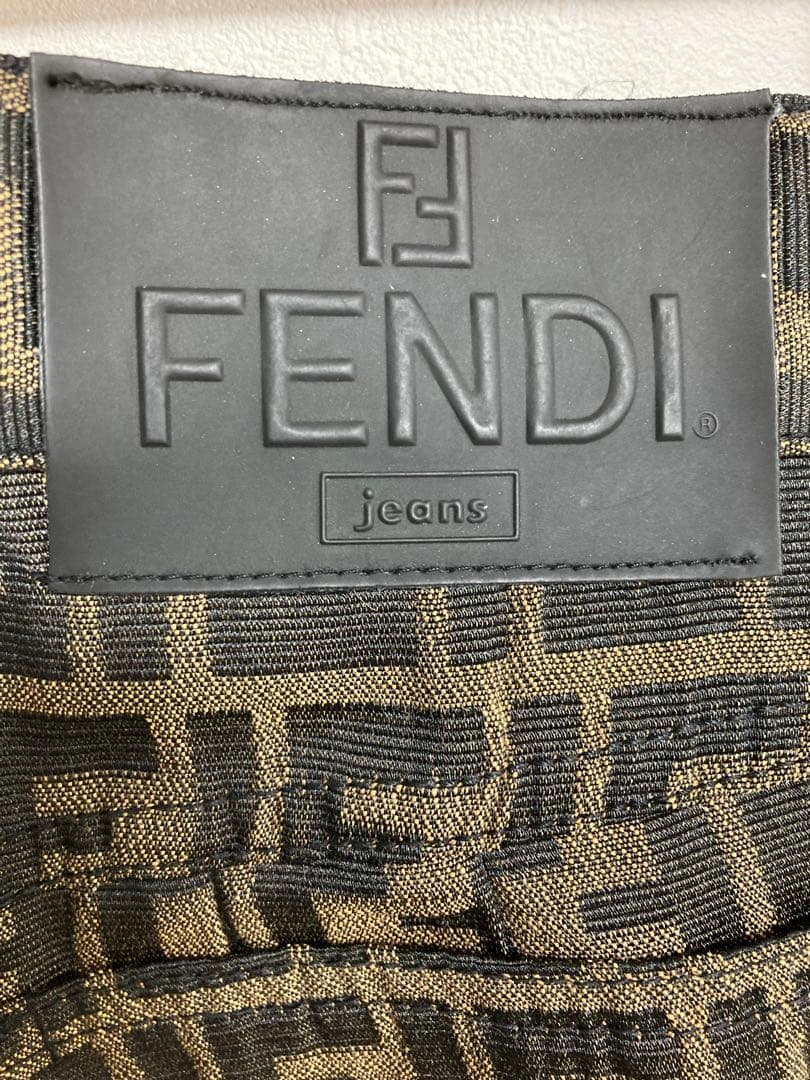 【新品】フェンディFENDIパンツ ヴィンテージ正規店購入　ズッカ柄