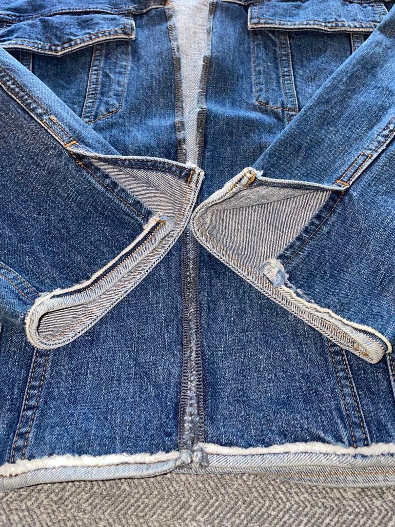 l*e様 ★エヌハリ　デニムジャケット　ボアインナー付　size40