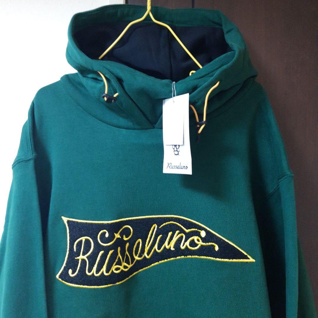 新品　ラッセルノ　Russeluno 刺繍ロゴパーカー　メンズゴルフ