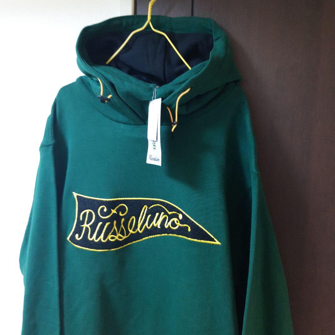 新品　ラッセルノ　Russeluno 刺繍ロゴパーカー　メンズゴルフ