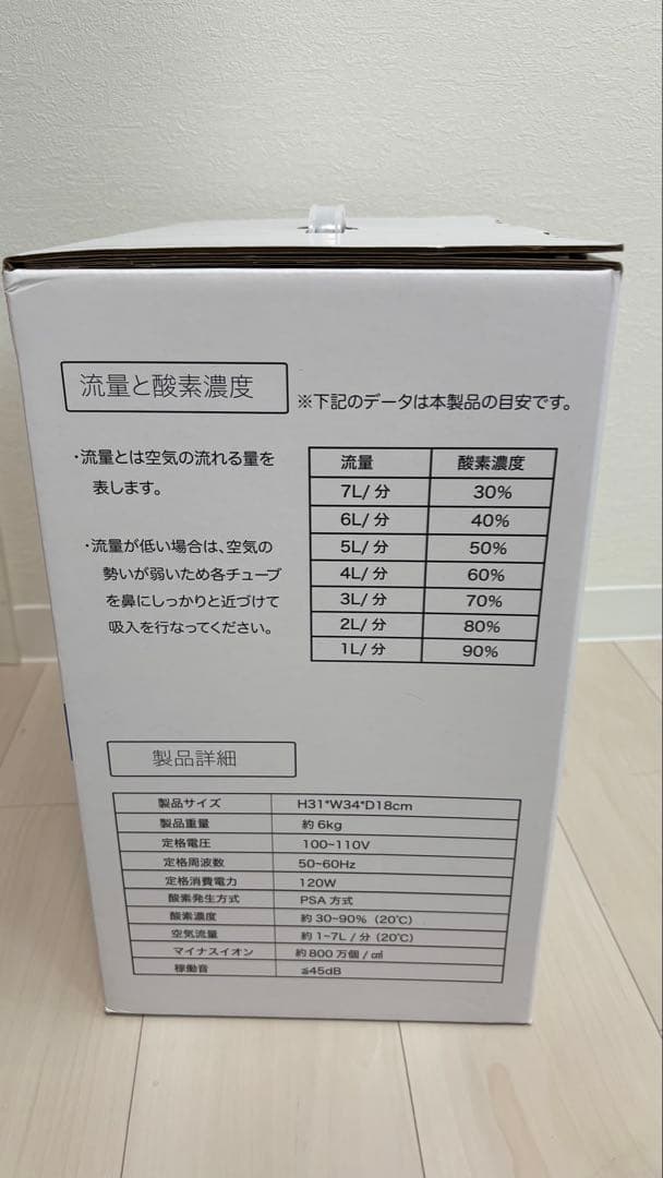 家庭用酸素発生器 OXYGEN GENERATOR