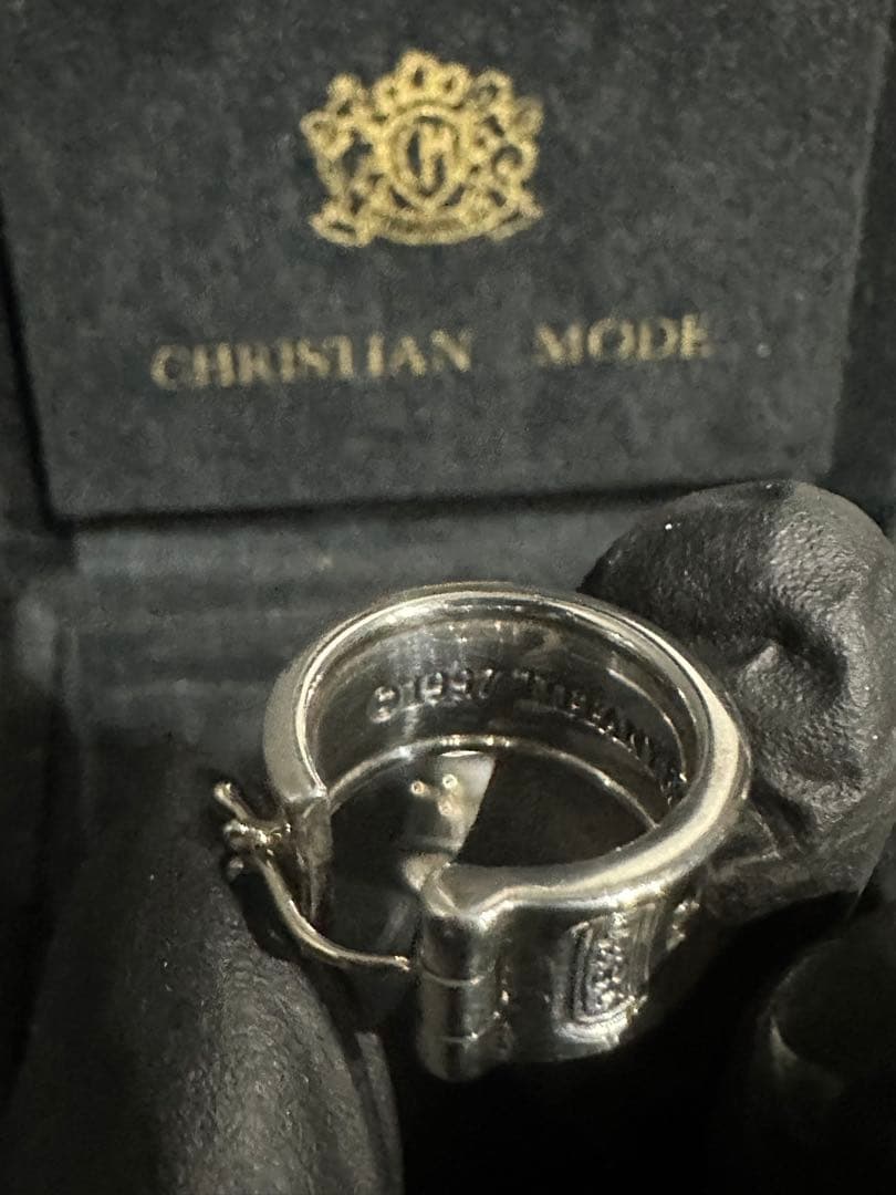 【美品】ティファニーナローフープピアス1837 両耳　廃盤　Tiffany