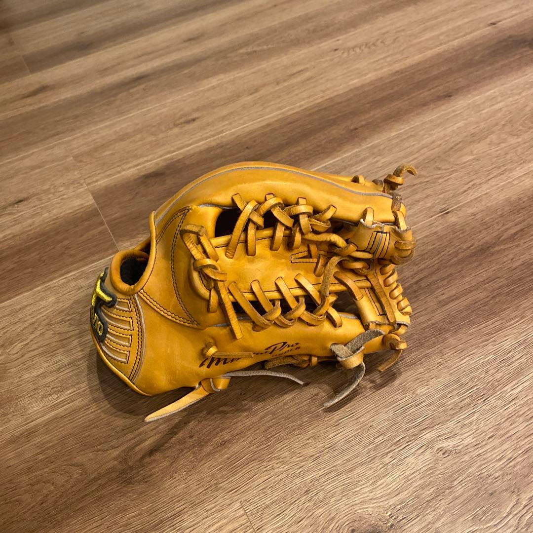 Mizuno 硬式グローブ イエロー