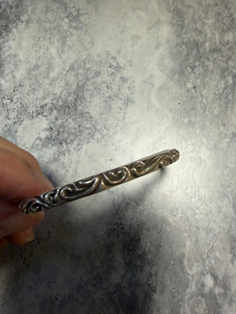 【CHROME HEARTS／クロムハーツ】バングル 925 1998年刻印