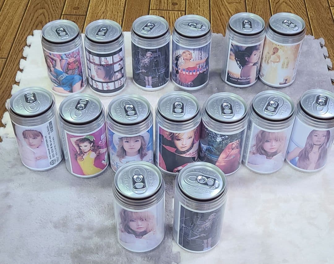 浜崎あゆみ オリジナルラベル缶 13種 コンプリートセット ayu缶 おまけ付