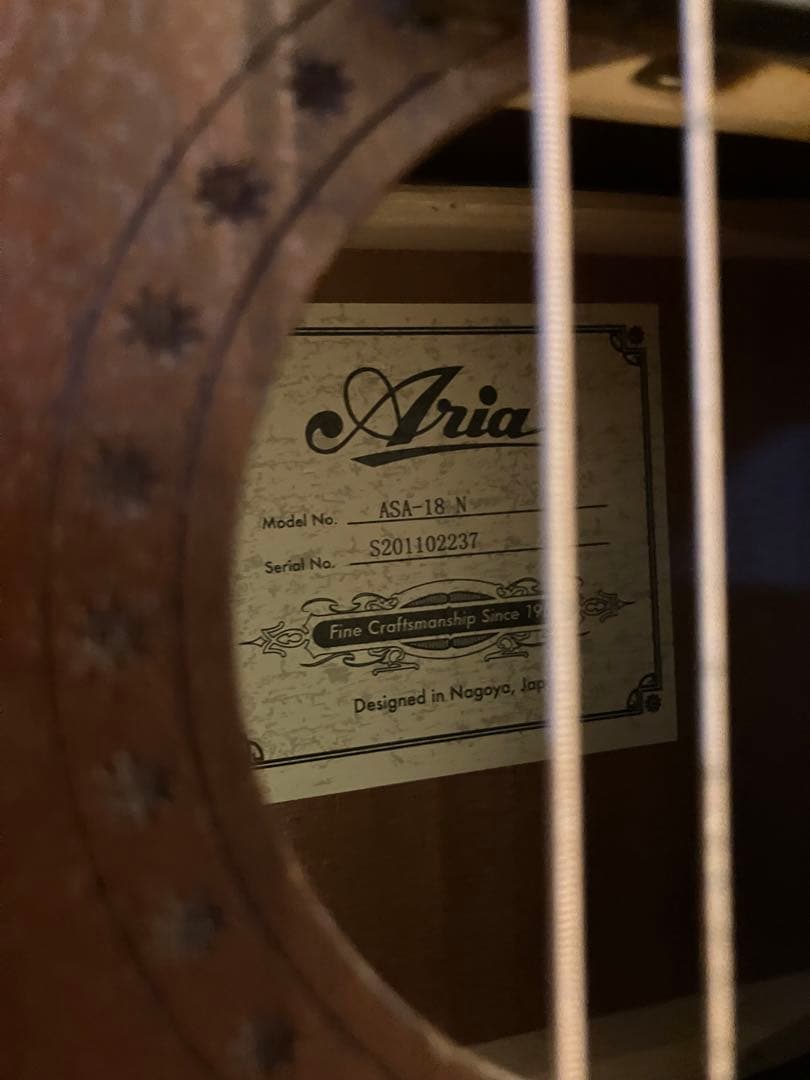 Aria ASA-18 ミニアコースティックギター