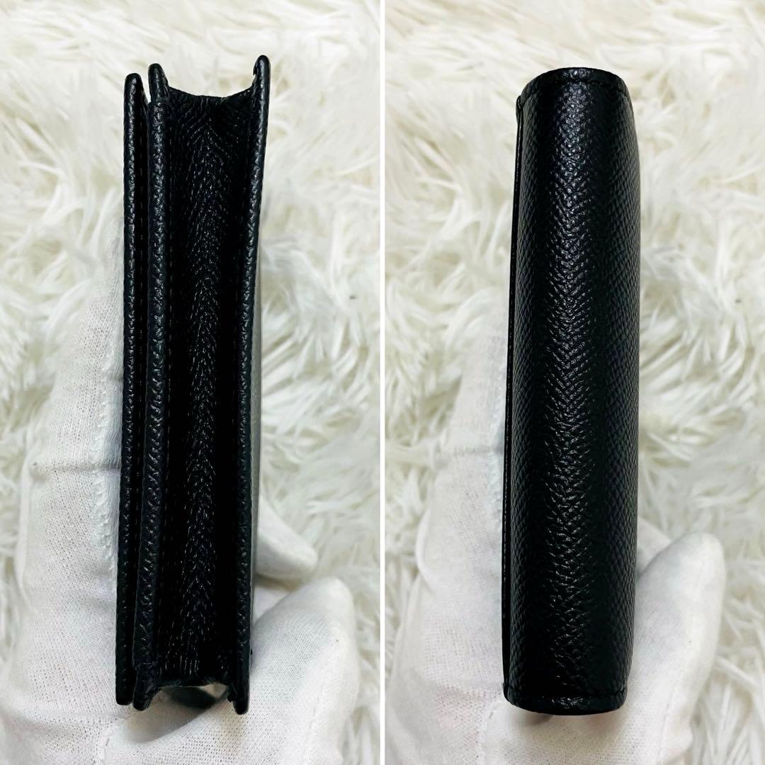 新品✨BVLGARI 名刺入れ ビジネスカードホルダー カードケース レザー 黒