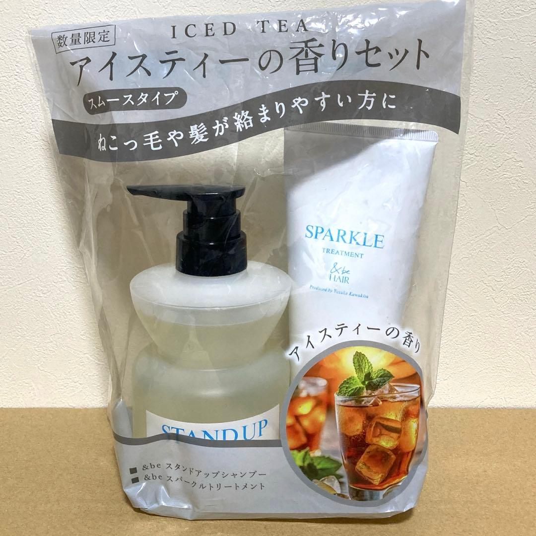 &be STAND UP シャンプー　トリートメント　アイスティー　アンドビー