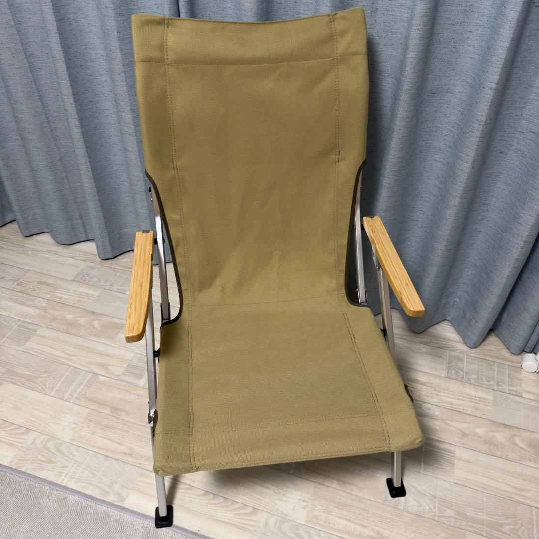  peak ローチェア30 チェア カーキ 室内使用・保管　美品