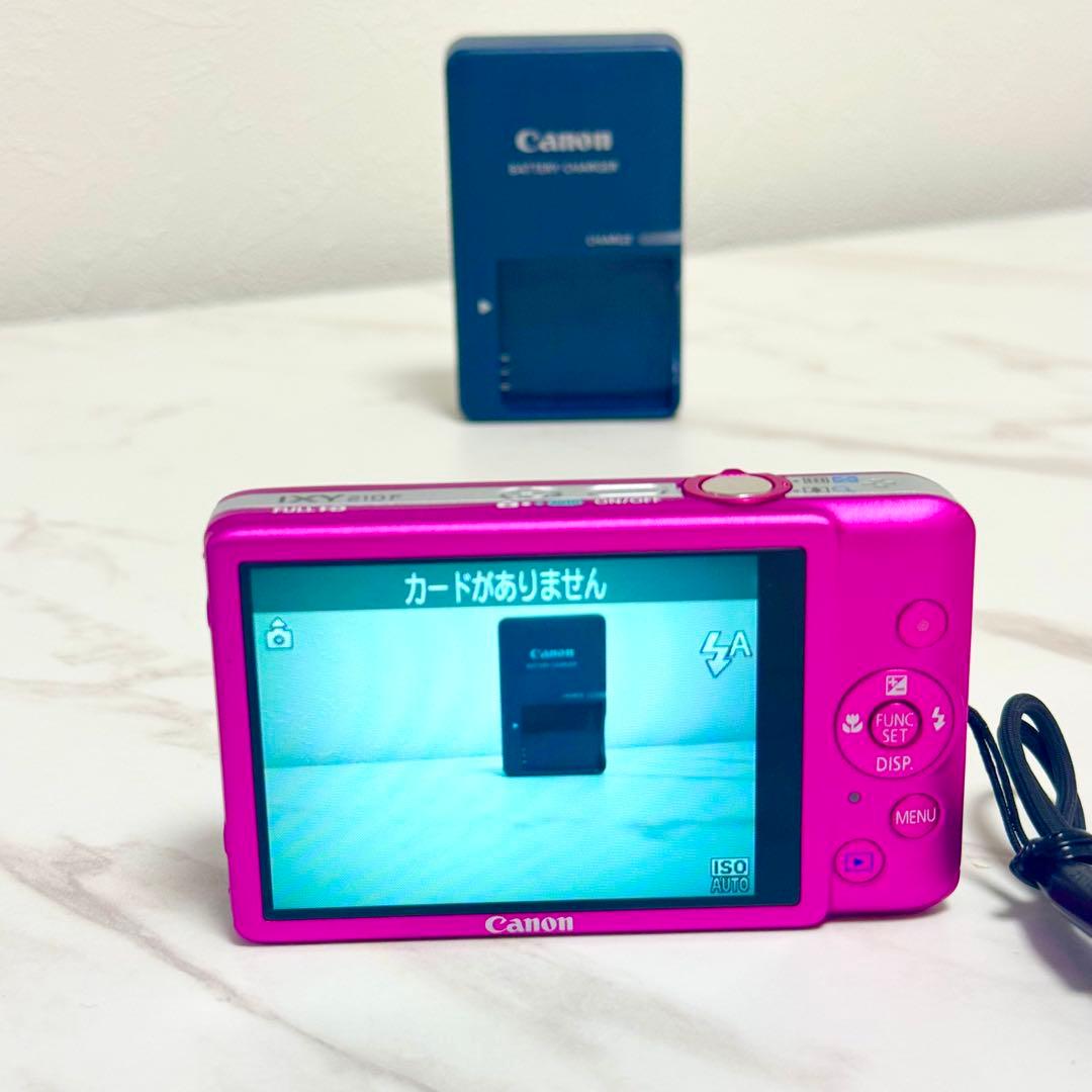【美品】Canon IXY210F 人気カラー　ピンク　動作品