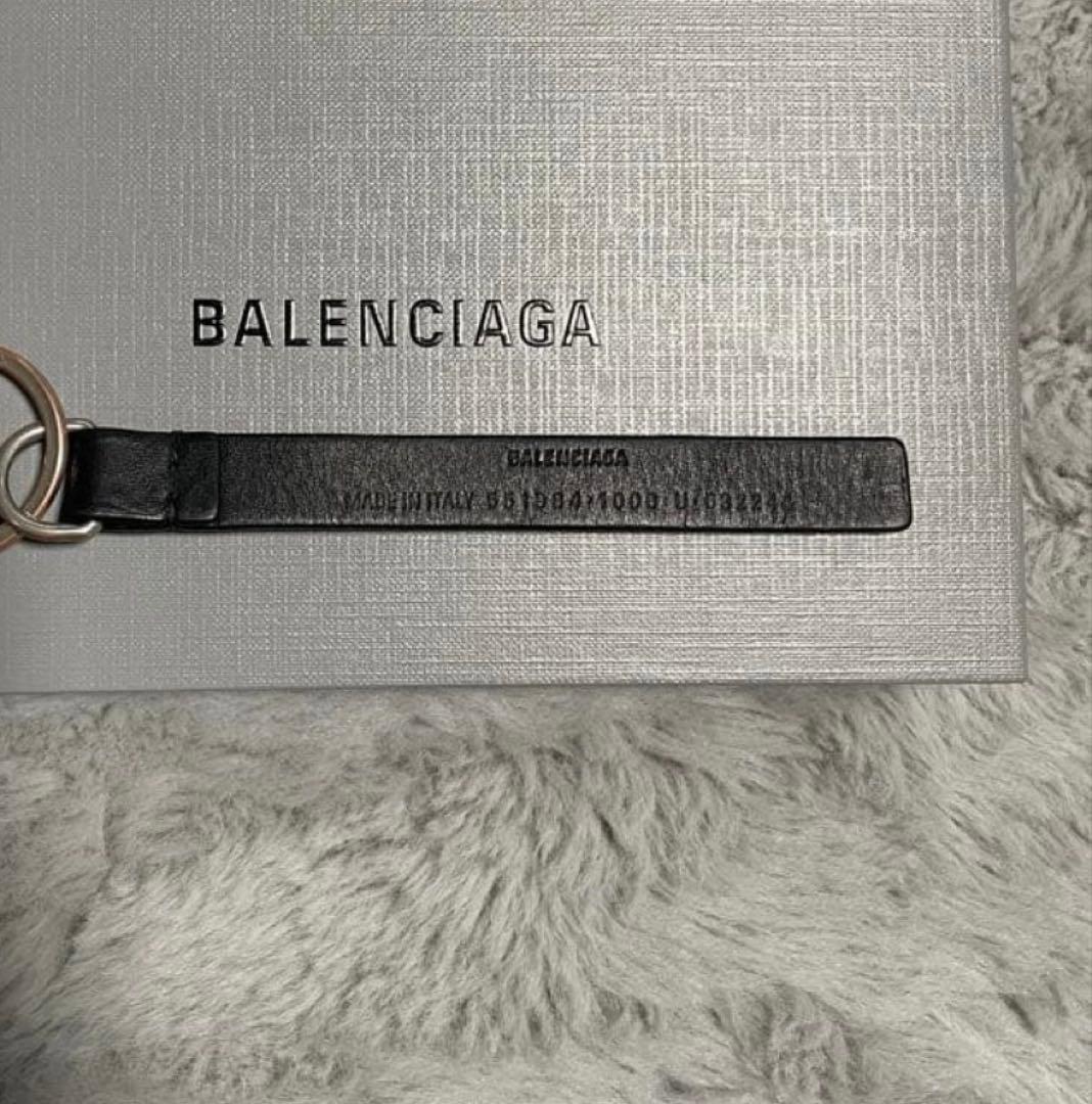 BALENCIAGA レザーキーホルダー