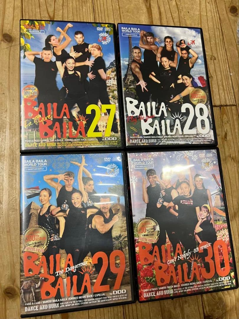 Baila Baila DVD 27, 28, 29, 30 4枚セット