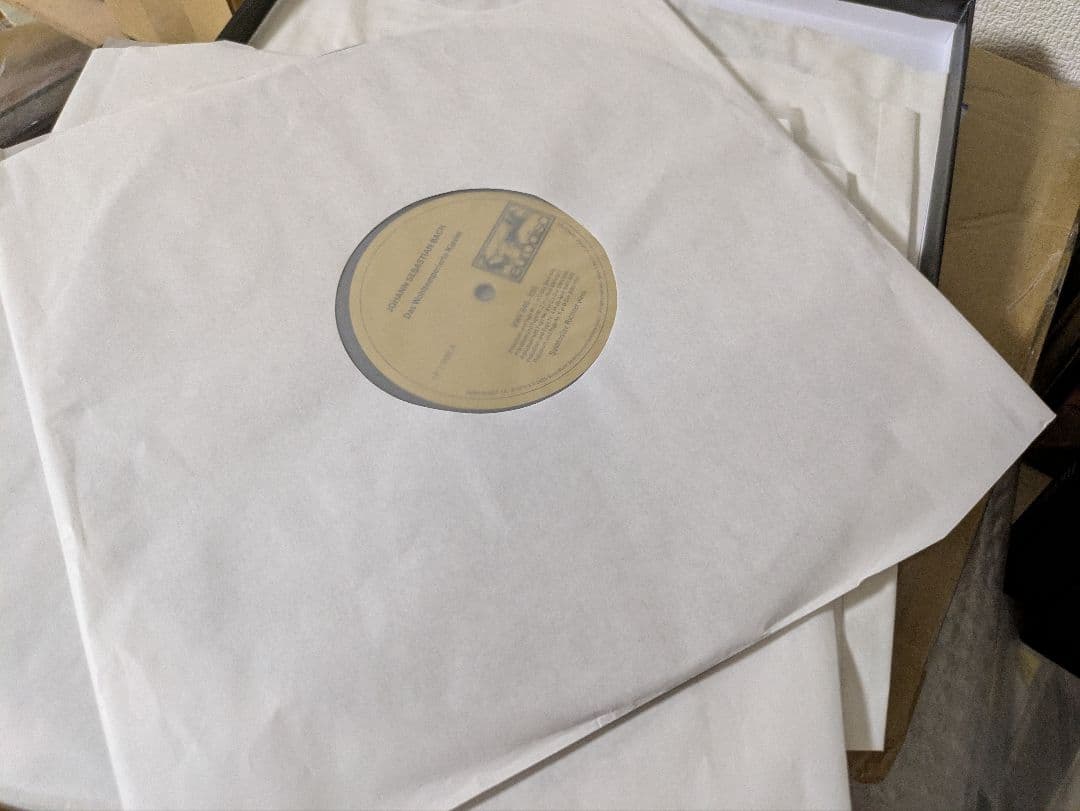 LP6枚組 独オプティマル・メディア プレス.リヒテルの平均律 2016年発売