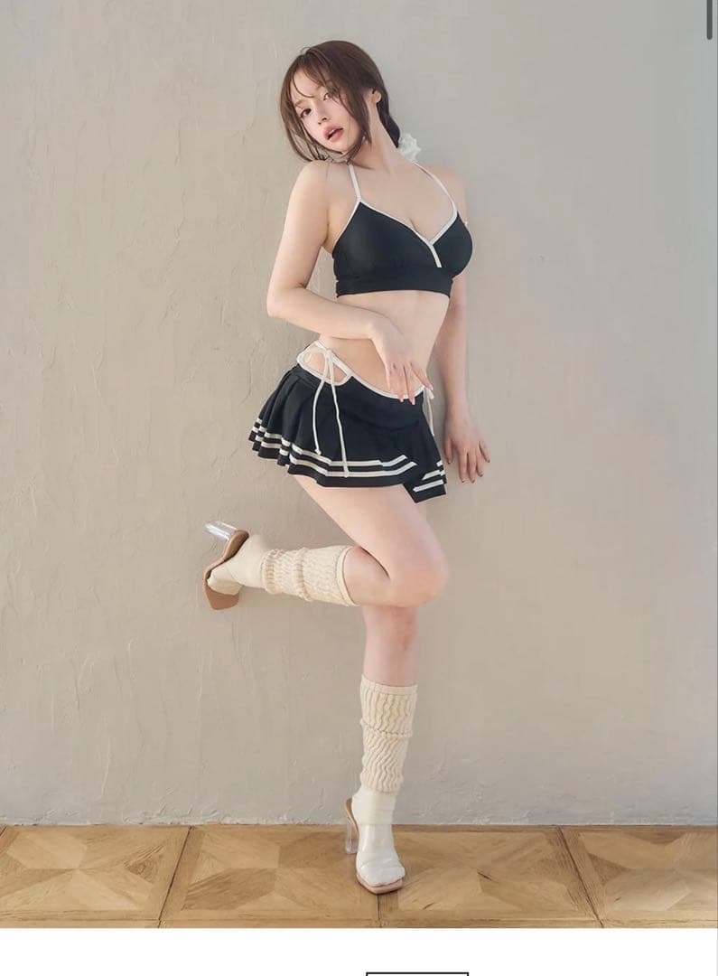 andmary Coco pleats swimwear ♡