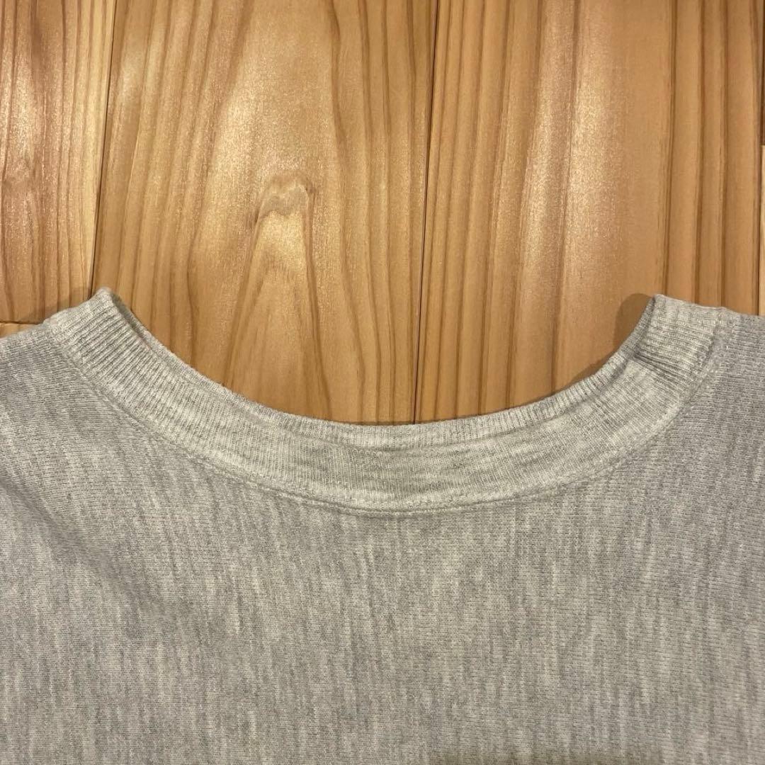 Champion　90s　リバースウィーブ　カレッジプリント グレー　美品