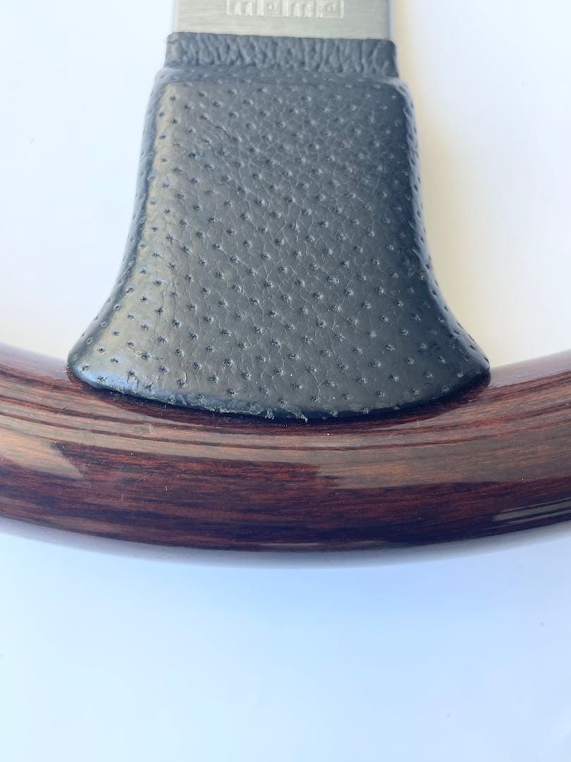 【廃盤モデル】希少　MOMO ステアリング　ファイター　ウッドレザーコンビ　モモ