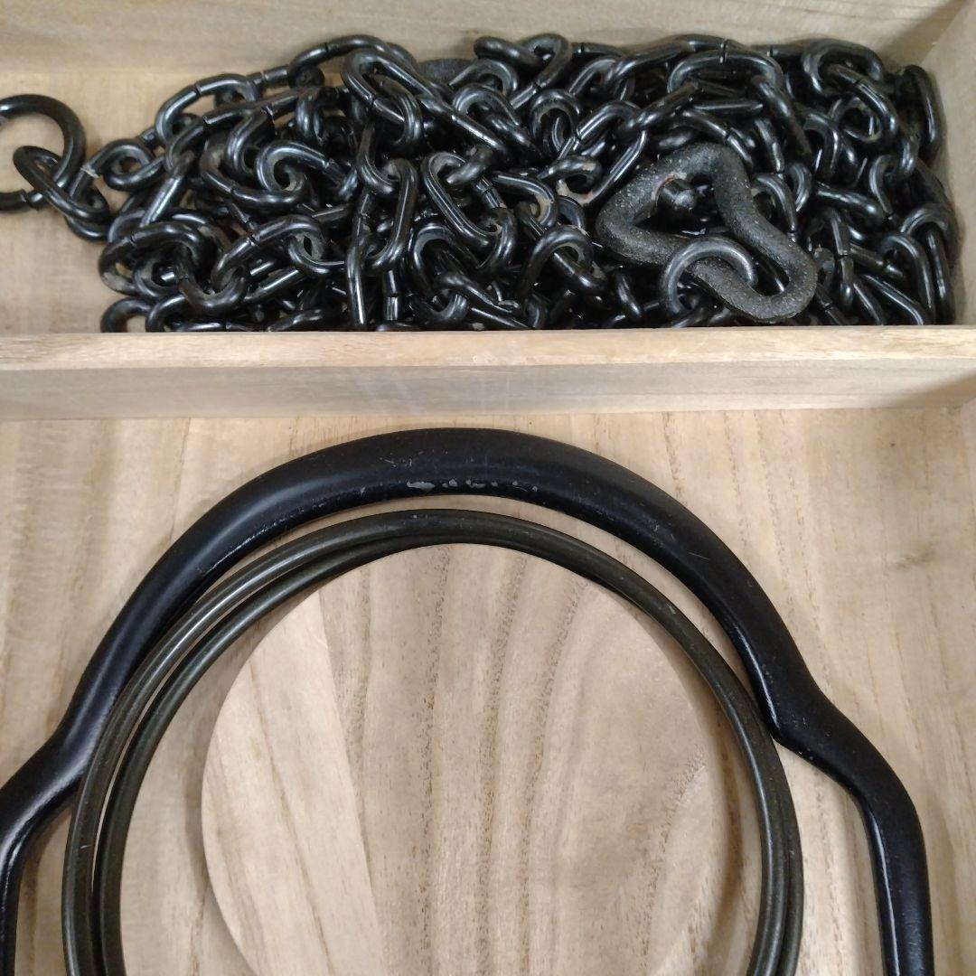 茶道具　期間限定特価　鐶鎖弦道具(金工師　木村清五郎)