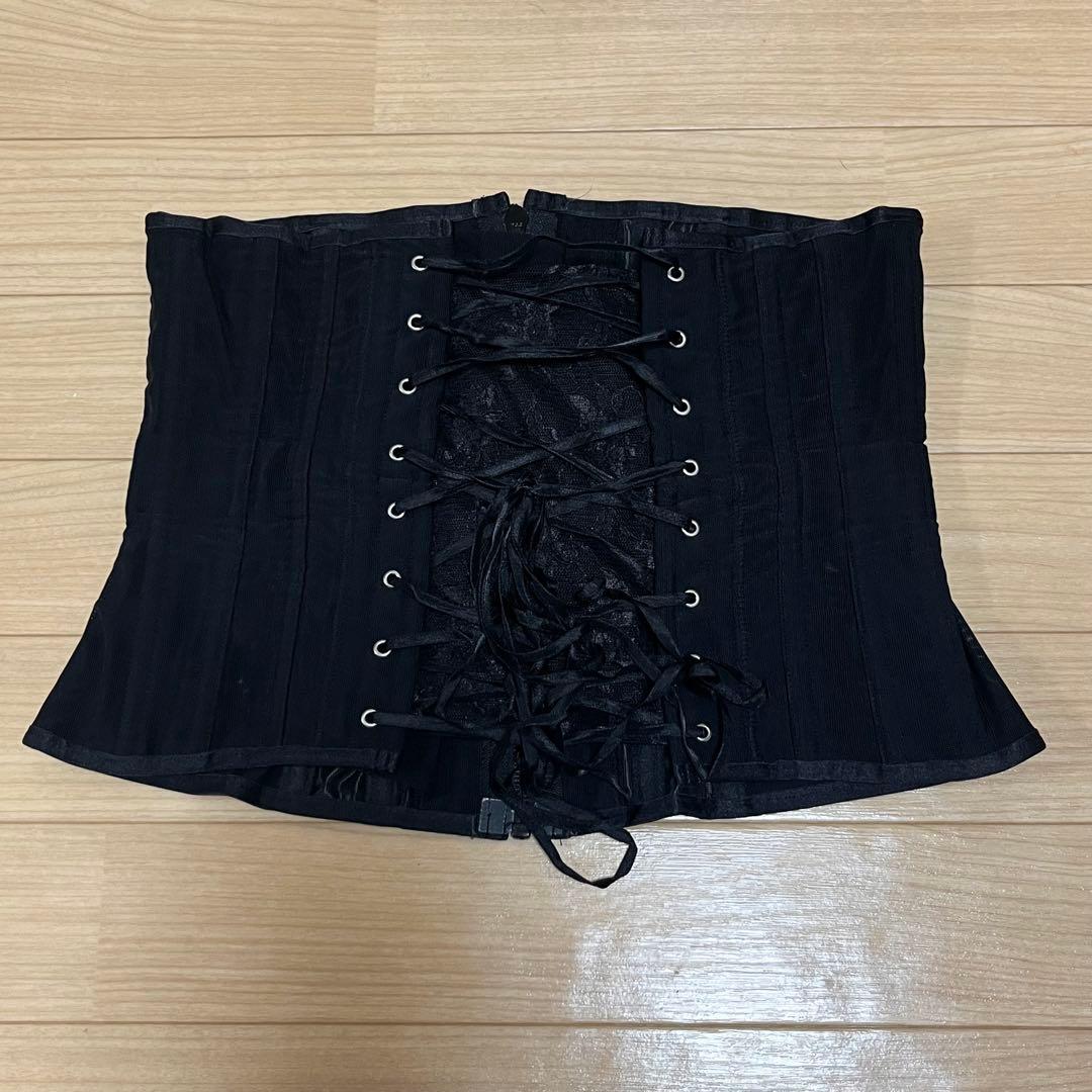 元鈴木さんコルセット シレーヌ L 黒蝶貝　EnchantedCorset