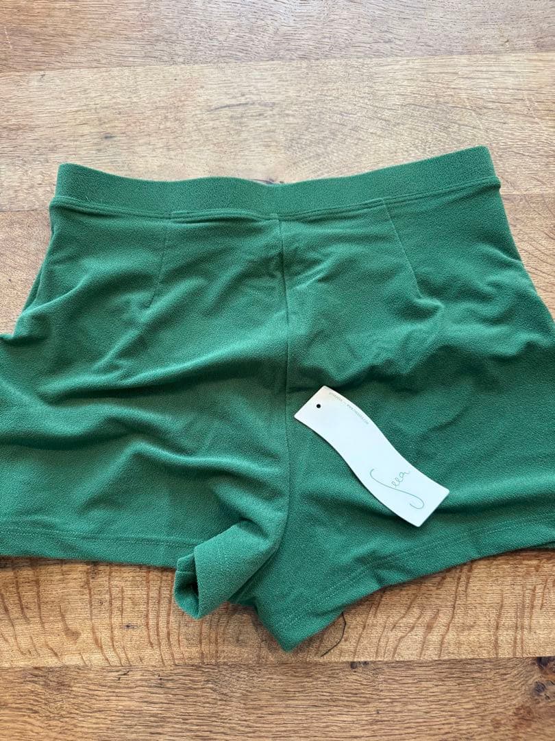 Seea グリーン ポロシャツスタイル セパレート水着