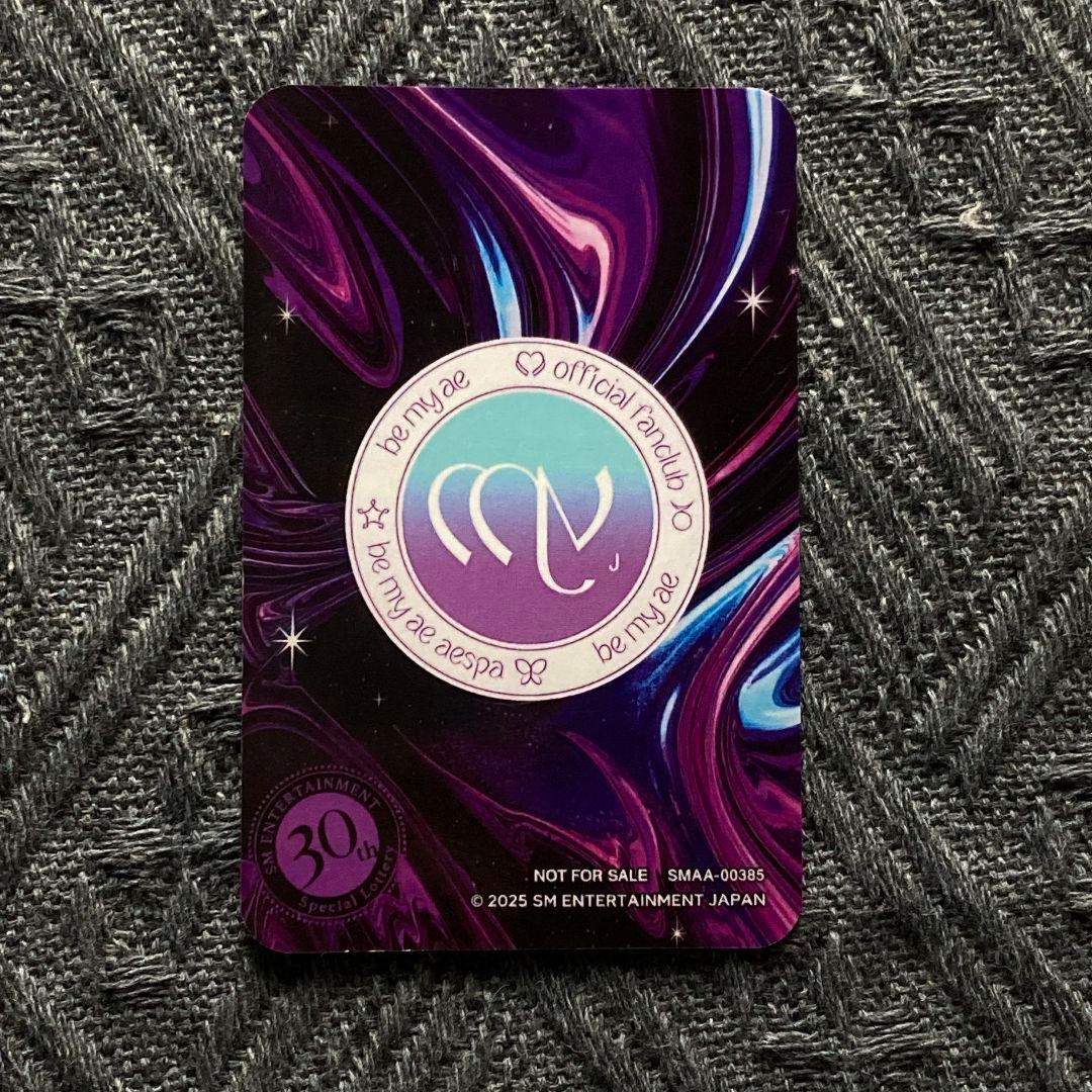 aespa カリナ SPECIAL抽選会 SMTOWN FC 30th トレカ