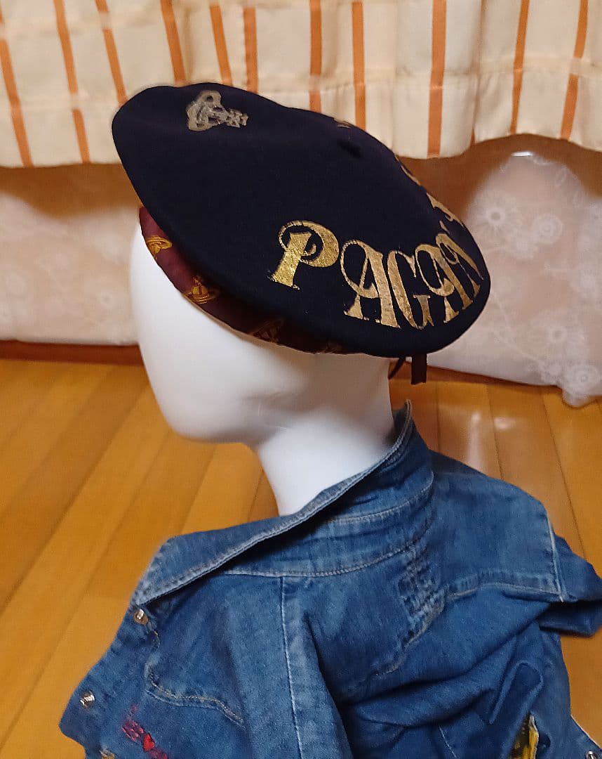 ヴィヴィアンウエストウッド　90sヴィヴィ子のベレー帽！PAGANKISS