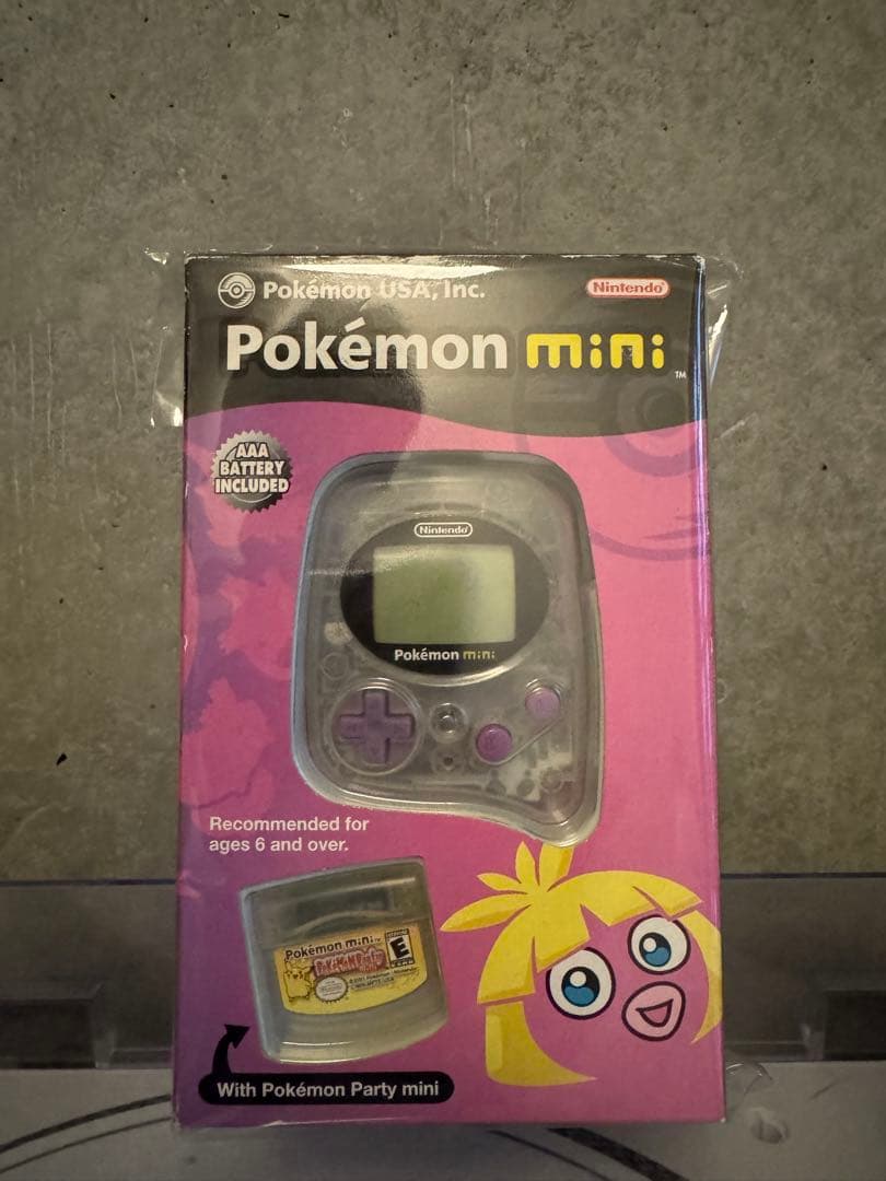 Pokémon mini ポケモンmini ムチュールピンク 箱付き 北米版