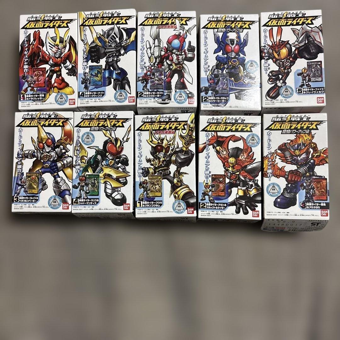 カードウォリアー仮面ライダー ズフィギュア 10体セット