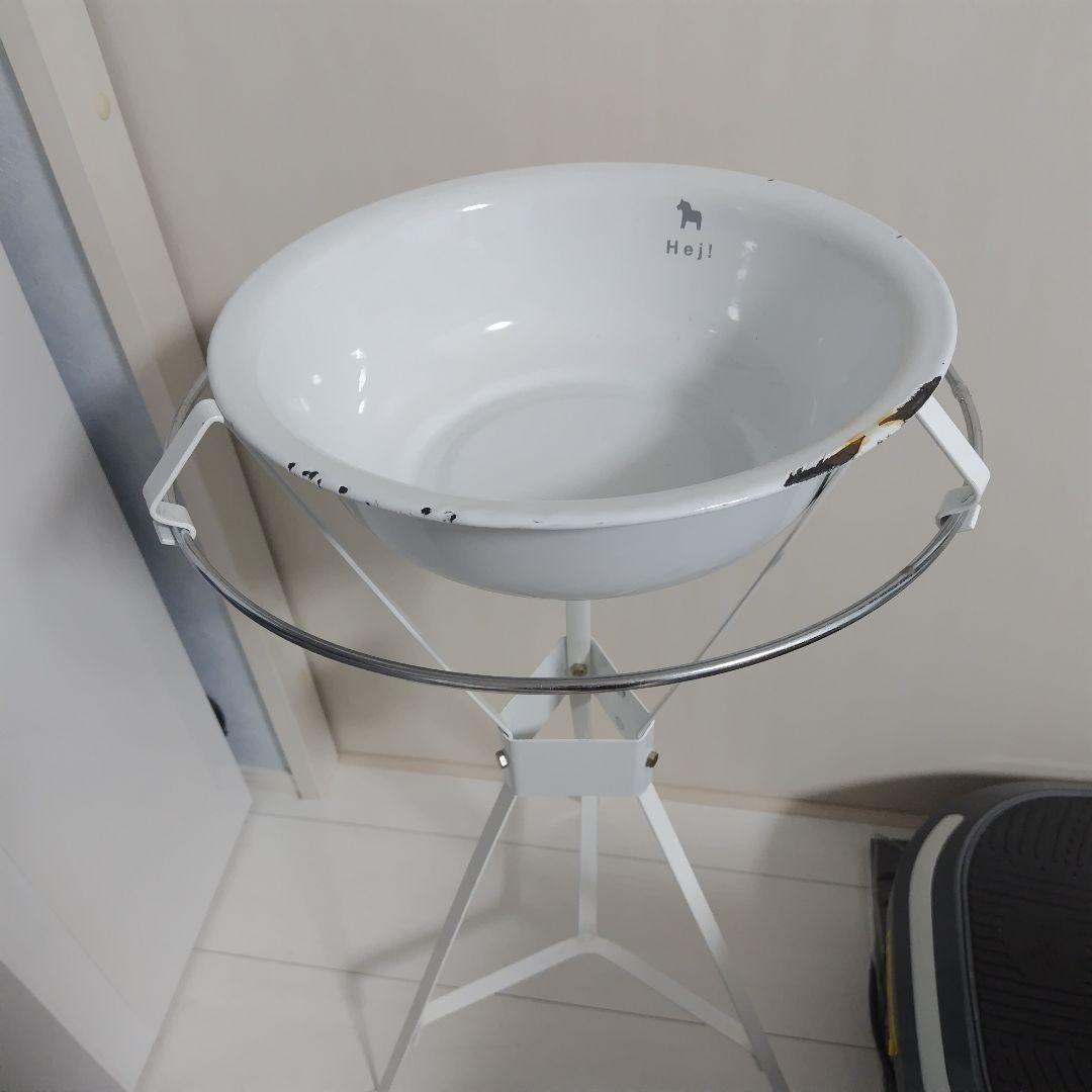 中古　洗面器スタンド