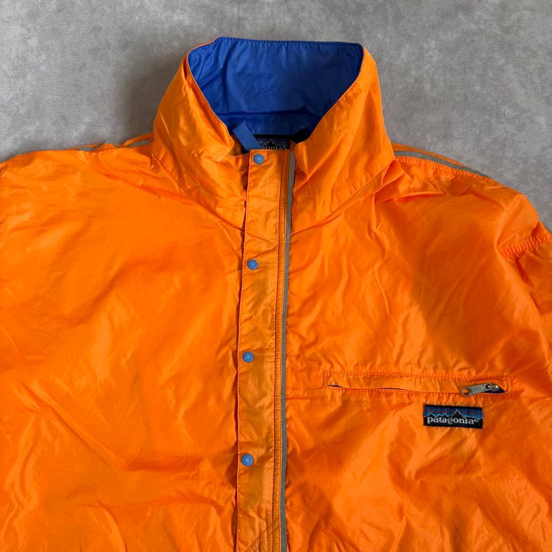 90s パタゴニア アノラックジャケット 台湾製 オレンジ L