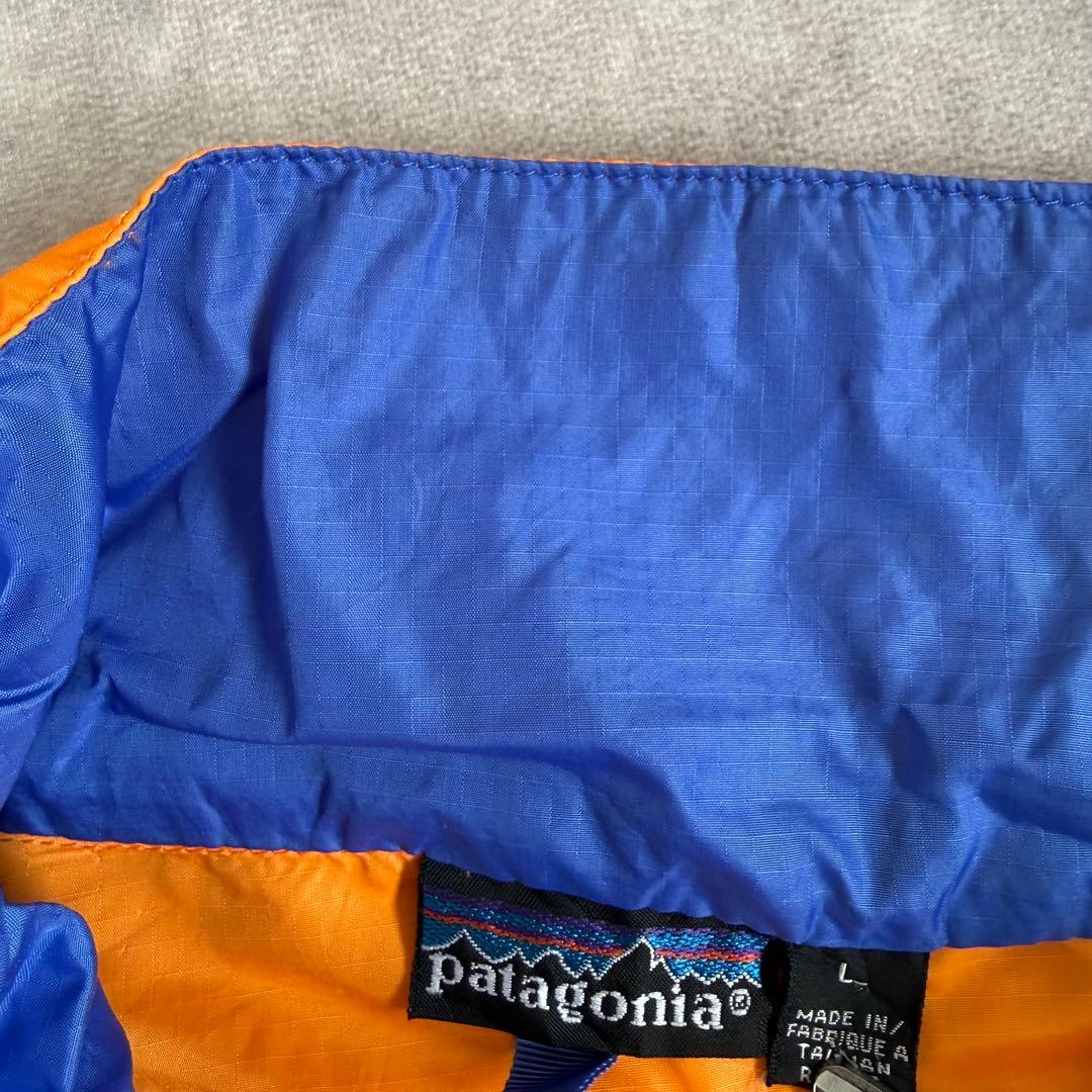 90s パタゴニア アノラックジャケット 台湾製 オレンジ L