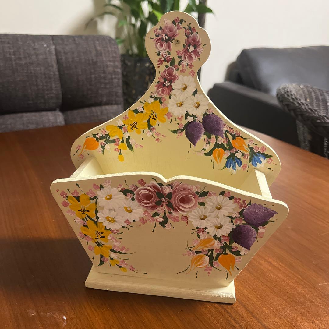 花柄デザイン インテリア小物 3点セット