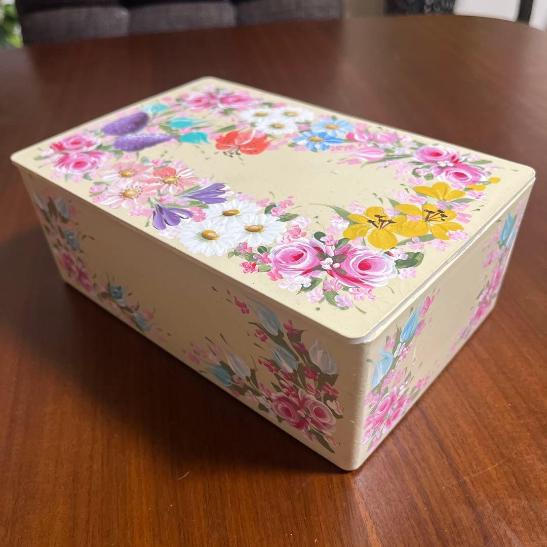 花柄デザイン インテリア小物 3点セット