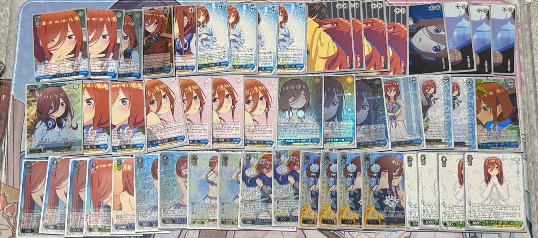 ヴァイス　五等分の花嫁　三玖　デッキ　SR多め