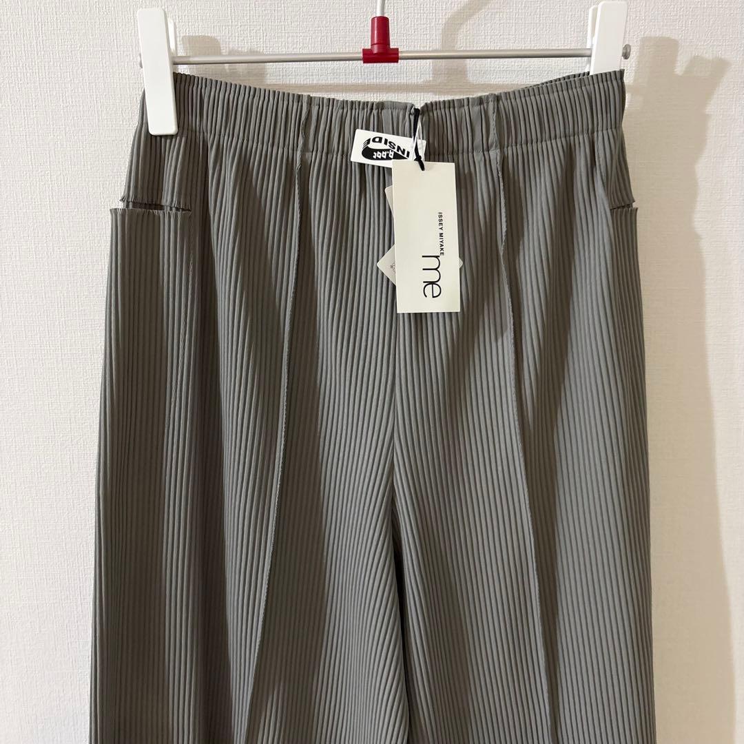 新品タグ付 me ISSEY MIYAKE ミー イッセイミヤケ プリーツパンツ